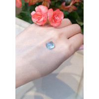 4.04 Ct. Cabochon Aquamarine from Mozambique Life Style