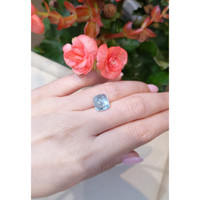 5.45 Ct. Cabochon Aquamarine from Mozambique Life Style