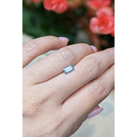 0.78 Ct. Aquamarine from Mozambique Life Style