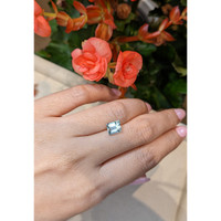 1.88 Ct. Aquamarine from Mozambique Life Style