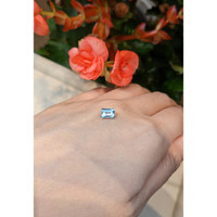 0.84 Ct. Aquamarine from Mozambique Life Style