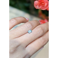 0.51 Ct. Aquamarine from Mozambique Life Style