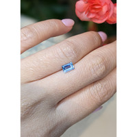0.53 Ct. Aquamarine from Mozambique Life Style