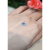 0.53 Ct. Aquamarine from Mozambique Life Style
