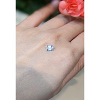 0.64 Ct. Aquamarine from Mozambique Life Style