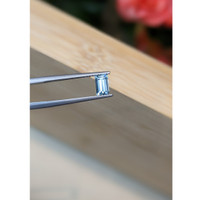 0.66 Ct. Aquamarine from Mozambique Life Style