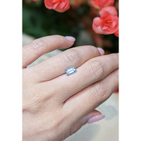 0.78 Ct. Aquamarine from Mozambique Life Style