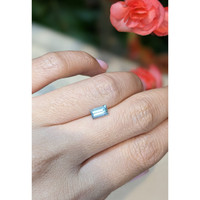 0.78 Ct. Aquamarine from Mozambique Life Style