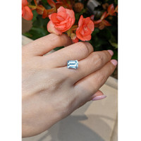 2.17 Ct. Aquamarine from Mozambique Life Style