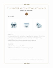 1.88 Ct. Aquamarine from Mozambique Appraisal