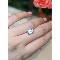 2.68 Ct. Aquamarine from Mozambique Life Style