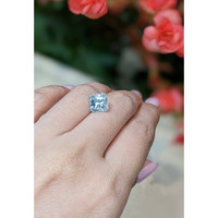 2.68 Ct. Aquamarine from Mozambique Life Style