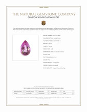 4.25 Ct. Pink Topaz from Ceylon (Sri Lanka) Scan Report