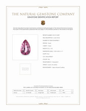 3.32 Ct. Pink Topaz from Ceylon (Sri Lanka) Scan Report