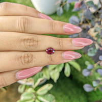 1.30 Ct. Garnet from Ceylon (Sri Lanka) Life Style