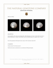 6.96 Ct. Silver Edison Pearl from China Appraisal