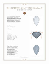 5.00 Ct. Citrine from Ceylon (Sri Lanka) 3 D Scan Report