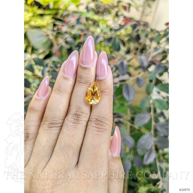 5.12 Ct. Citrine from Ceylon (Sri Lanka)