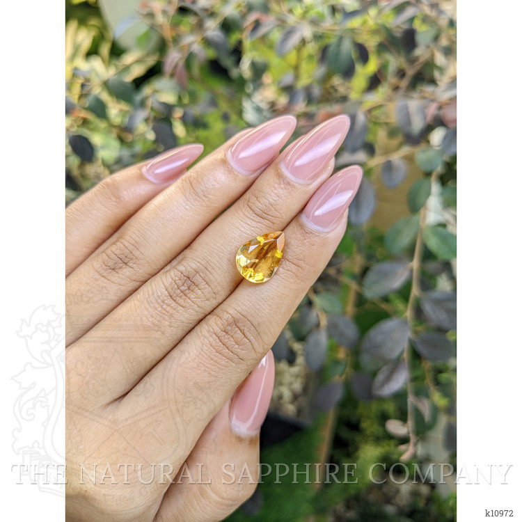 3.75 Ct. Citrine from Ceylon (Sri Lanka)