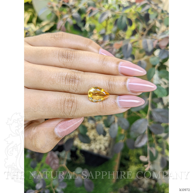 3.75 Ct. Citrine from Ceylon (Sri Lanka)