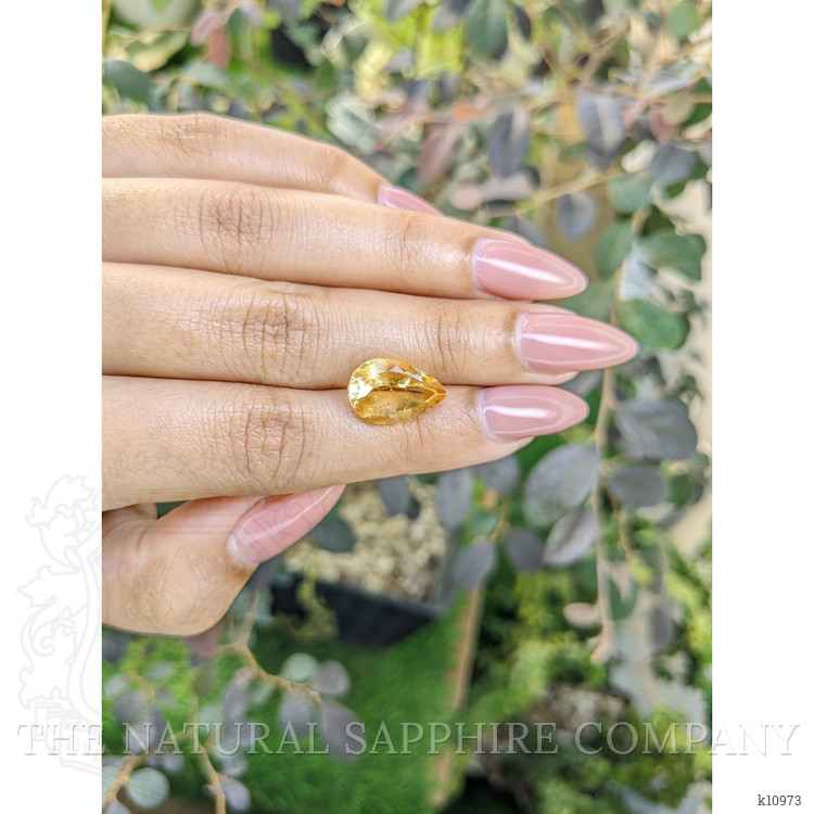 4.58 Ct. Citrine from Ceylon (Sri Lanka)