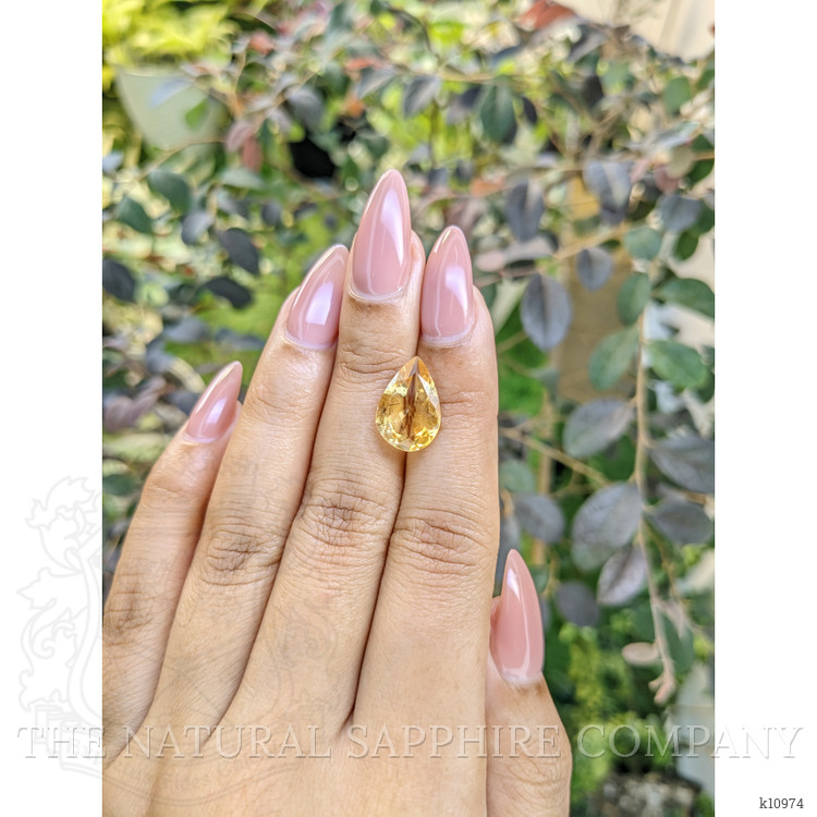 4.09 Ct. Citrine from Ceylon (Sri Lanka)