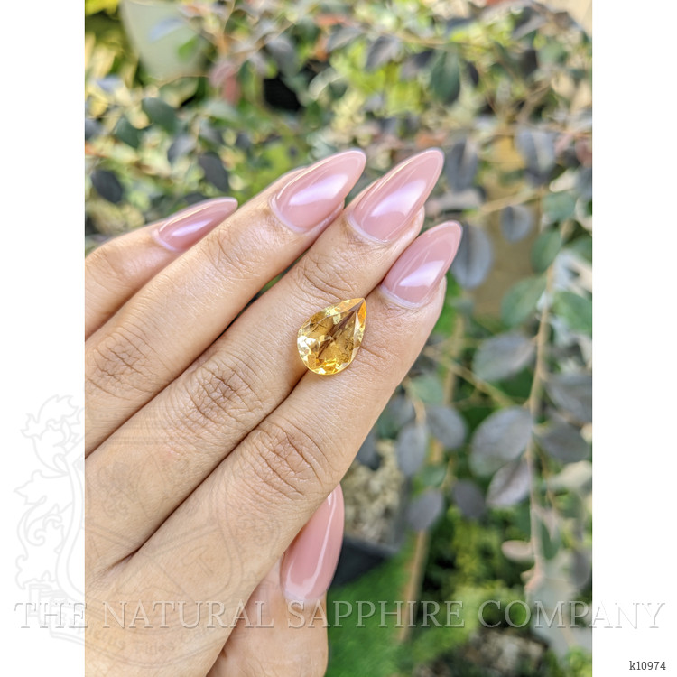 4.09 Ct. Citrine from Ceylon (Sri Lanka)