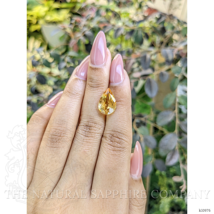 4.19 Ct. Citrine from Ceylon (Sri Lanka)