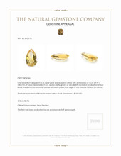 4.76 Ct. Citrine from Ceylon (Sri Lanka) Appraisal