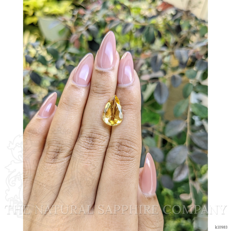 3.95 Ct. Citrine from Ceylon (Sri Lanka)