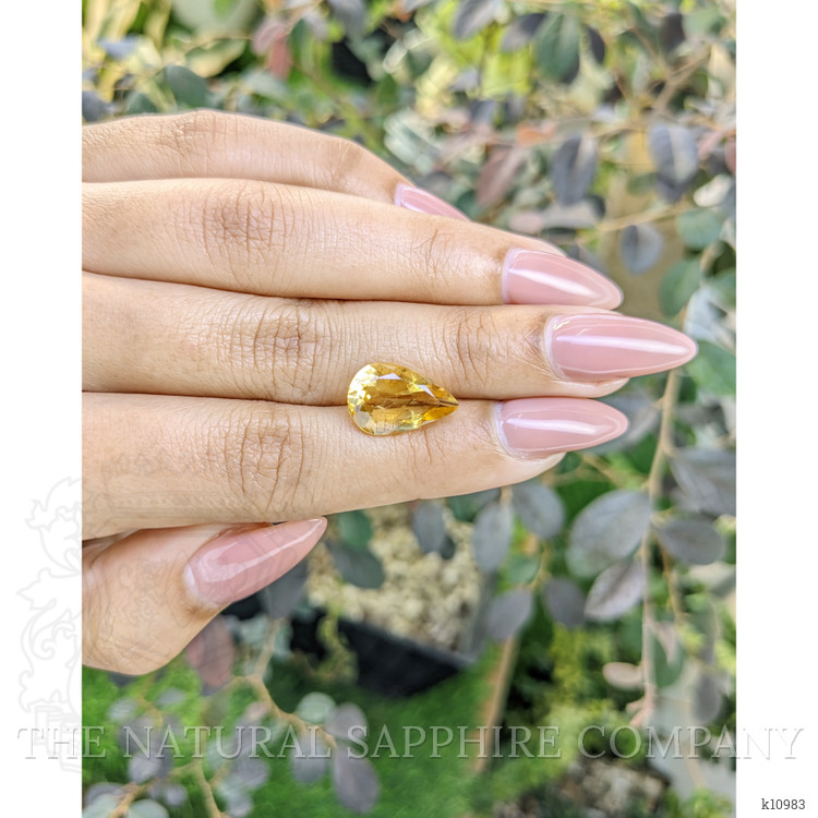 3.95 Ct. Citrine from Ceylon (Sri Lanka)