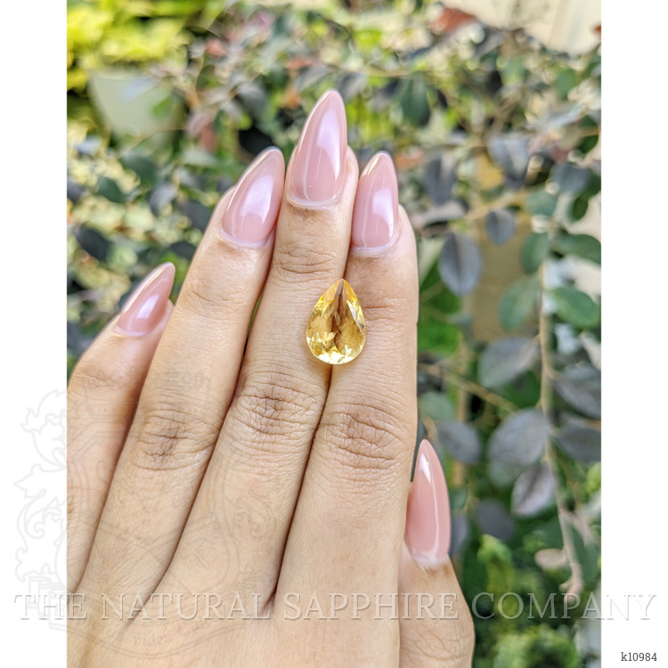 4.09 Ct. Citrine from Ceylon (Sri Lanka)