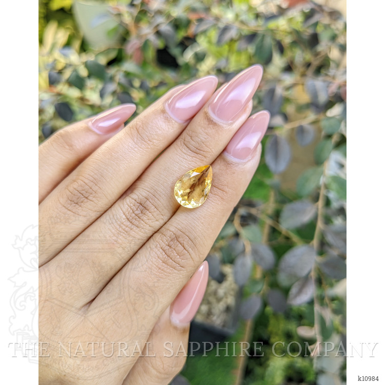 4.09 Ct. Citrine from Ceylon (Sri Lanka)