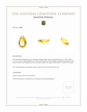 4.42 Ct. Citrine from Ceylon (Sri Lanka) Appraisal