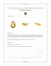 4.56 Ct. Citrine from Burma (Myanmar) Appraisal