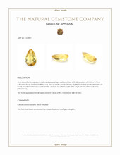 4.68 Ct. Citrine from Burma (Myanmar) Appraisal