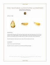 4.49 Ct. Citrine from Burma (Myanmar) Appraisal