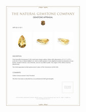 5.00 Ct. Citrine from Burma (Myanmar) Appraisal