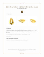 3.86 Ct. Citrine from Burma (Myanmar) Appraisal