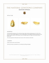 4.32 Ct. Citrine from Burma (Myanmar) Appraisal