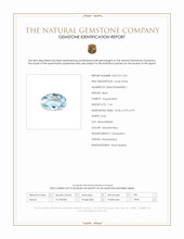 1.54 Ct. Aquamarine from Mozambique Scan Report