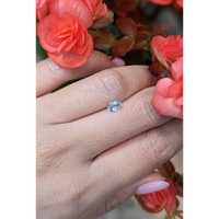 0.39 Ct. Aquamarine from Mozambique Life Style