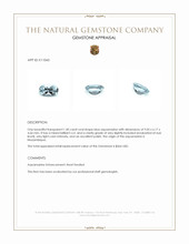 1.40 Ct. Aquamarine from Mozambique Appraisal