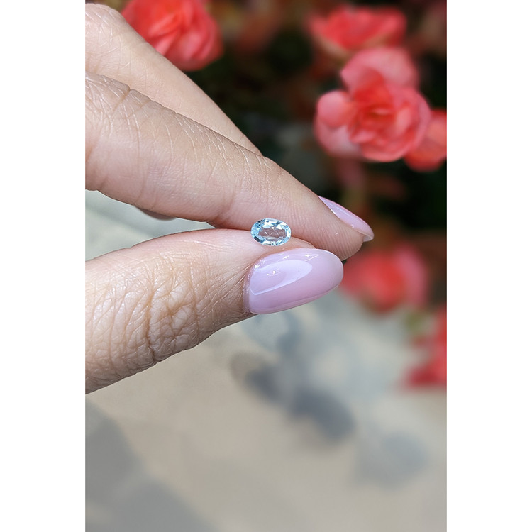 0.40 Ct. Aquamarine from Mozambique