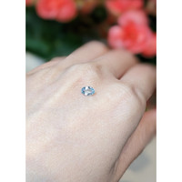 0.41 Ct. Aquamarine from Mozambique Life Style