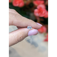 0.42 Ct. Aquamarine from Mozambique Life Style