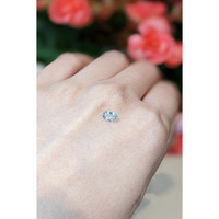 0.45 Ct. Aquamarine from Mozambique Life Style