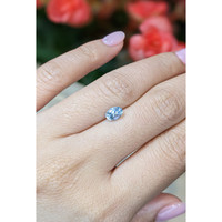 0.62 Ct. Aquamarine from Mozambique Life Style