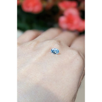 0.62 Ct. Aquamarine from Mozambique Life Style