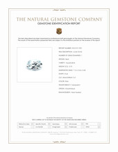 0.70 Ct. Blue Aquamarine from Mozambique Scan Report